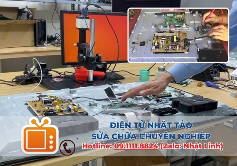 Dịch vụ sửa chữa bo Tivi tại Đà Nẵng của ĐIỆN TỬ NHẬT TẢO chuyên xử lý các lỗi liên quan đến bo mạch của Tivi