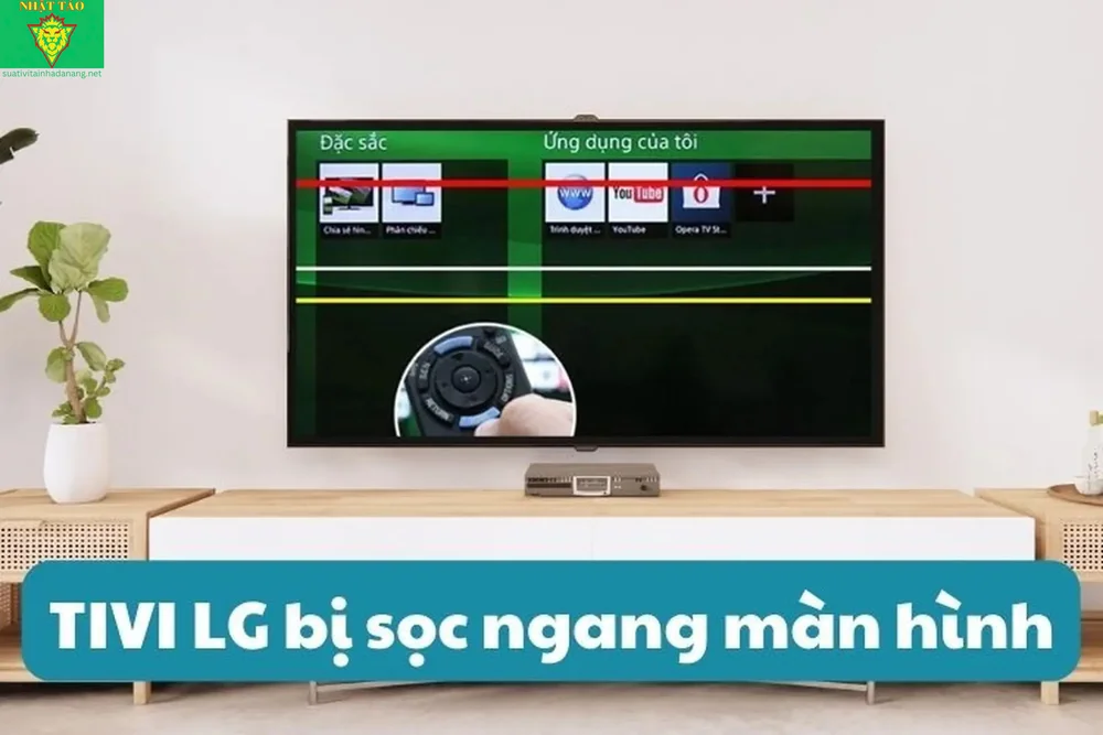tivi LG bị sọc ngang màn hình