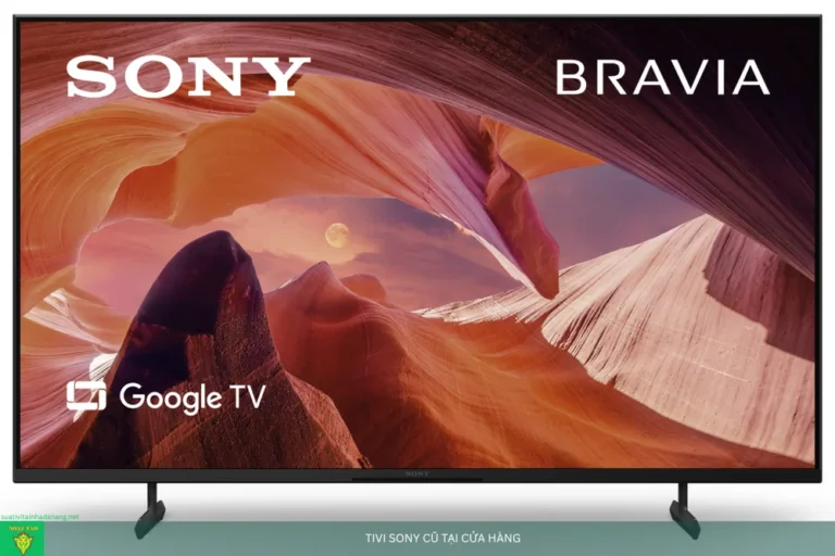 tivi Sony cũ tại cửa hàng