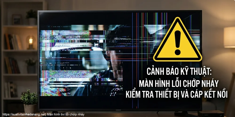 Màn hình tivi lỗi chớp nháy
