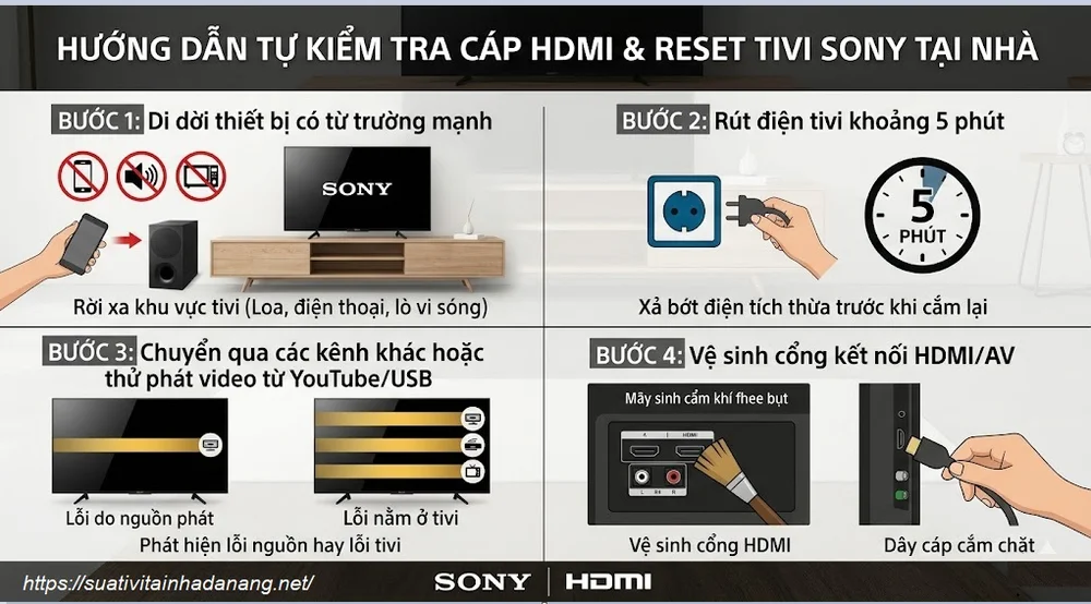 Quy trình 4 bước tự kiểm tra và khắc phục tại nhà theo chuyên gia Nhật Tảo