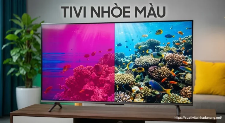 Tivi nhòe màu