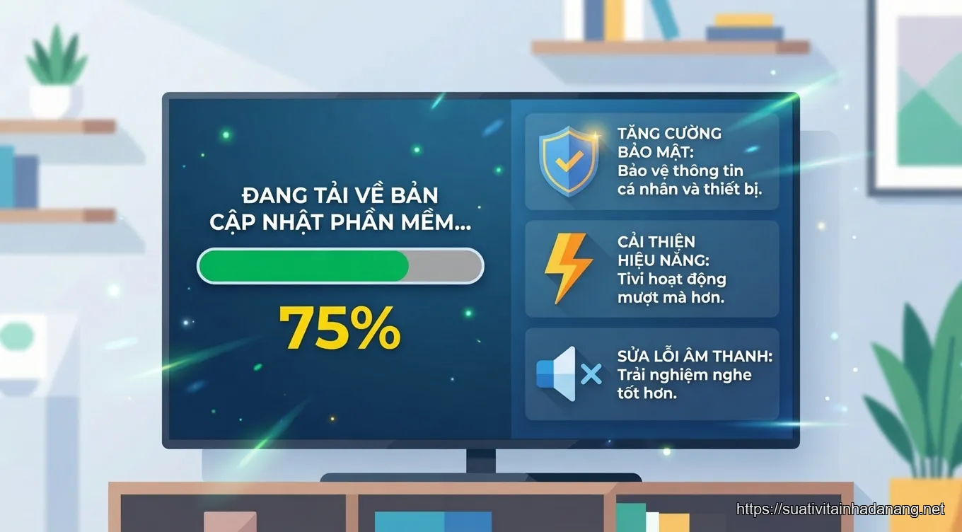 tivi mất tiếng đà nẵng - 6. Cập Nhật Phần Mềm (Firmware) Cho Tivi