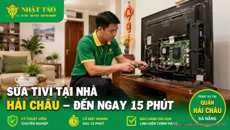 Kỹ thuật viên sửa tivi tại nhà quận Hải Châu Đà Nẵng chuyên nghiệp