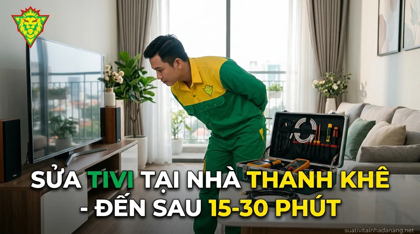 Kỹ thuật viên sửa tivi tại nhà quận Thanh Khê Đà Nẵng